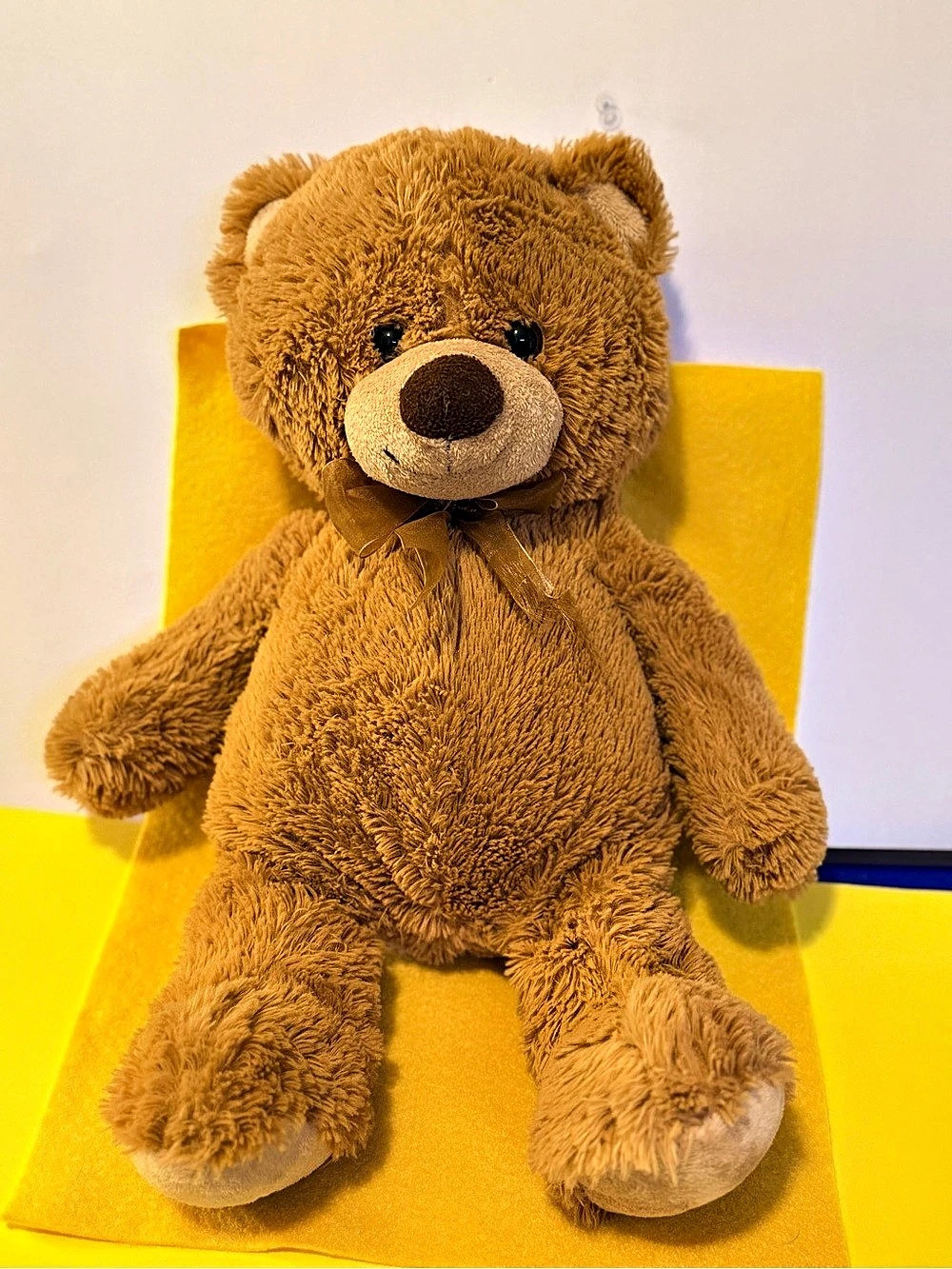 Best Made Toys Limited Brown Shaggy Teddy Bear with Ribbon Bow